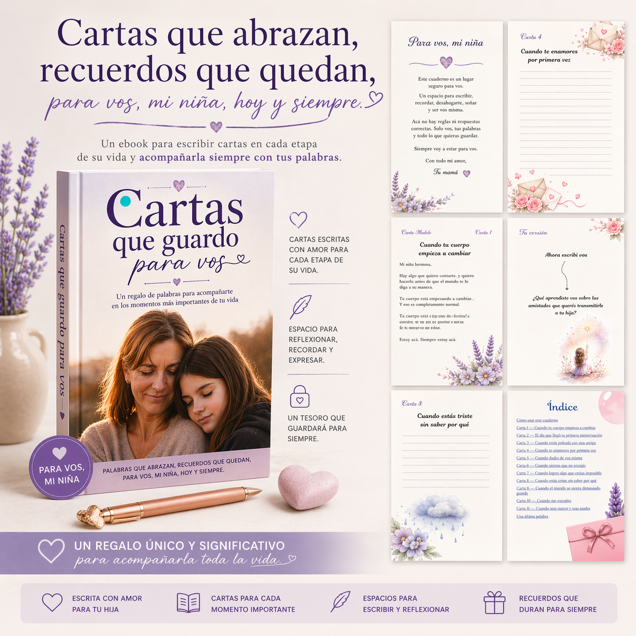 El ebook que te ayudará a decir lo que a veces cuesta poner en palabras